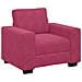 Divano Sedia Rosso Vino 60 cm Velluto - Foto miniatura 1