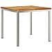 Set da Pranzo da Giardino  in Legno Massello di Teak in 5 Pezzi, Tavolo da Pranzo All'aperto  90x90x74.5 cm in Legno Massello di Teak - Foto miniatura 5