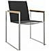 Set da Pranzo da Giardino  in Legno Massello di Teak in 5 Pezzi, Tavolo da Pranzo All'aperto  90x90x74.5 cm in Legno Massello di Teak - Foto miniatura 6
