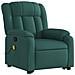 Poltrona Alzapersona Massaggiante Verde Scuro in Tessuto - Foto miniatura 3