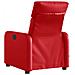 Poltrona Massaggio Elettrica Reclinabile Rosso Similpelle - Foto miniatura 4