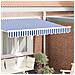 Tendone Valance per telaio da 2,5 m Blu e Bianco 2,3x0,2 m - Foto miniatura 2