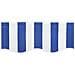 Tendone Valance per telaio da 2,5 m Blu e Bianco 2,3x0,2 m - Foto miniatura 5