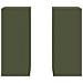 Supporti per Piante da Esterno Pillar 2 pz Verde Oliva 24x24x55 cm Acciaio - Foto miniatura 6