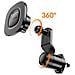 Supporto Telefono Magnetico Auto 360 Gradi Griglia Di Ventilazione, Nero - Foto miniatura 8