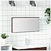 Cabinet del Bagno  con Specchio e Luce LED Rovere Marrone 80x37 cm - Foto miniatura 2