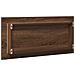 Cabinet del Bagno  con Specchio e Luce LED Rovere Marrone 80x37 cm - Foto miniatura 6