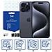 4 Lotti Di Protezioni Per Obiettivo Fotocamera Per Iphone 15 Pro Vetro Ibrido 6h, Trasparente - Foto miniatura 4