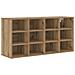 Mobile per scarpe rovere artigianale 103x30x51 cm - Foto miniatura 1