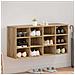 Mobile per scarpe rovere artigianale 103x30x51 cm - Foto miniatura 2