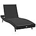 Lettini prendisole 3 pcs Nero 40 x 40 x 40.5 cm polyrattan - Foto miniatura 5