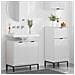 Set di mobili per il bagno con cassetto 2 pcs Bianco lucido - Foto miniatura 4