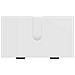 Set di mobili per il bagno con cassetto 2 pcs Bianco lucido - Foto miniatura 7