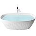 Vasca Da Bagno Freestanding Chubut 170 X 80 Cm Bianco - Foto miniatura 2