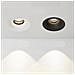 Set Di 2 Faretti Led Da Incasso 10w, Design Curvo Senza Cornice, Foro 75mm, 4000k - Foto miniatura 2