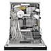 W8F HS61X, Lavastoviglie MaxiSpace 60cm, classe A, 15 coperti, 41dBA, Inox - Foto miniatura 3