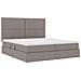 Letto con luci a strisce a LED Talpa 180 x 200 cm Tessuto - Foto miniatura 7