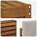 Set divani con cuscino 8 pcs Grigio Naturale e Chiaro - Foto miniatura 6