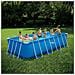 Piscina Rettangolare Con Pompa Filtro, Scala Sicurezza, Telo Copertura, Telo Protezione 4.88Mx2.44Mx1.07M - Foto miniatura 5