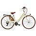 Bici Donna Telaio Alluminio Linea Vintage Misura 28 Bicicletta Cambio 21v City Bike Vintage Completa Accessori Dettagli Marroni - 44 Panna - Foto miniatura 1
