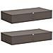 Scatola di Stoccaggio 2 pcs Grigio 100 x 50 x 18 cm - Foto miniatura 1