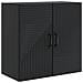 Mobiletto a muro Nero 59 x 31 x 60 cm Legno ingegnerizzato - Foto miniatura 1