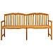 Panchina in legno intagliata a mano Naturale 180,5 x 60 x 96 cm - Foto miniatura 3