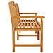 Panchina in legno intagliata a mano Naturale 180,5 x 60 x 96 cm - Foto miniatura 4