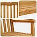 Panchina in legno intagliata a mano Naturale 180,5 x 60 x 96 cm - Foto miniatura 6