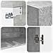 Set di armadi 2 pcs Grigio Cemento Legno ingegnerizzato - Foto miniatura 7