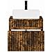 Set di mobili per il bagno Rovere Fumo Legno ingegnerizzato - Foto miniatura 10