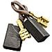 Spazzole di carbone per AEG WS24-230E GVX - 8 x 14 x 20 mm - coppia - Foto miniatura 2
