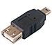 Adattatore USB A femmina / Mini USB B maschio a 5 pin (USB-AF / MU5M)  - Foto miniatura 2