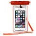 Custodia Impermeabile IPX8 Universale per Smartphone fino a 5.7'' - Arancio - Foto miniatura 1