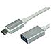 Cavo USB 3.0 A Femmina / C Maschio Colore Grigio - Foto miniatura 1
