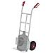Carrello portapacchi kg 200 pieghevole pneomatiche 255 acciaio - Foto miniatura 4