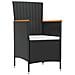 13 pz Set Mobili da Esterno Polirattan Piano Tavolo in Acacia - Foto miniatura 4