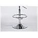 Set 2x Sgabelli Imbottiti Lounge Miami In Tessuto I Coppia Sgabelli Bar Cucina Poltroncine Con Schienale Grigio Scuro Metallo Cromato - Foto miniatura 4