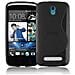 Custodia Compatibile Con Htc Desire 500 In Nero Ossido - Coperchio Protettivo In Silicone Tpu Flessibile - Foto miniatura 1