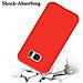 Custodia Compatibile Con Samsung Galaxy S7 In Liquid Rosso - Coperchio Protettivo In Silicone Tpu Flessibile - Foto miniatura 6
