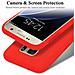 Custodia Compatibile Con Samsung Galaxy S7 In Liquid Rosso - Coperchio Protettivo In Silicone Tpu Flessibile - Foto miniatura 7