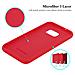 Custodia Compatibile Con Samsung Galaxy S7 In Liquid Rosso - Coperchio Protettivo In Silicone Tpu Flessibile - Foto miniatura 8