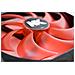 NX140, Ventilatore, Computer case, 14 cm, Nero, Rosso, 2,76W, 140 x 25 x 140 mm - Foto miniatura 3