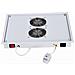 Fan unit 220V / 30W 2fans thermostat, Grigio, 230V / 30W - Foto miniatura 2
