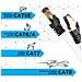 Cat8 Bianco 0,5 M | Cavo Di Rete Ethernet Schermato S / ftp | Cavo Ethernet Patch Superveloce | Supporta Fino A 2 Ghz / 2000 Mhz | Connettori Rj45 | Trasmissione Dati 40 Gigabit - Foto miniatura 6