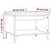 Tavolino Da Salotto Rovere Marrone 60x50x40cm Legno Multistrato - Foto miniatura 6