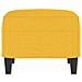 Poggiapiedi Giallo Chiaro 60x50x41 Cm In Tessuto - Foto miniatura 4
