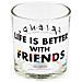 Friends - Life Is Better With Friends Bicchiere Di Vetro - Foto miniatura 1