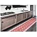 Tappeto Passatoia Tessuto Jacquard Linea Emozioni Dis Floreale Frizzy Rosso 57x280 Rosso - Foto miniatura 5