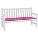 Cuscino Per Panca Da Giardino Rosa 150x50x3cm In Tessuto Oxford - Foto miniatura 3